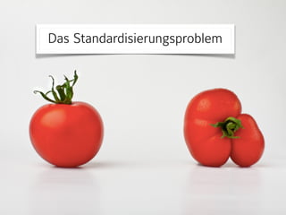 Das Standardisierungsproblem
 