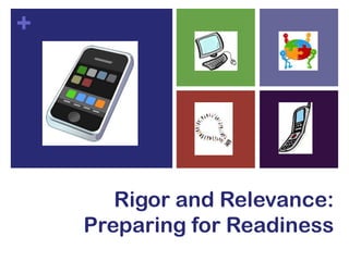 Rigor and Relevance: Preparing for Readiness 