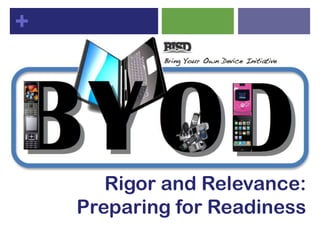 Rigor and Relevance: Preparing for Readiness 