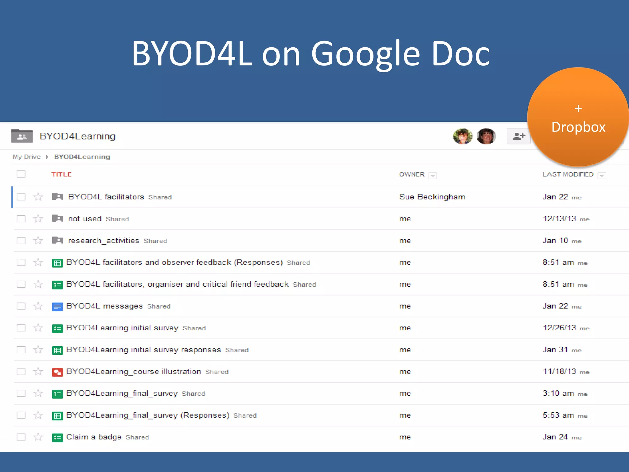 BYOD4L on Google Doc
+
Dropbox

 
