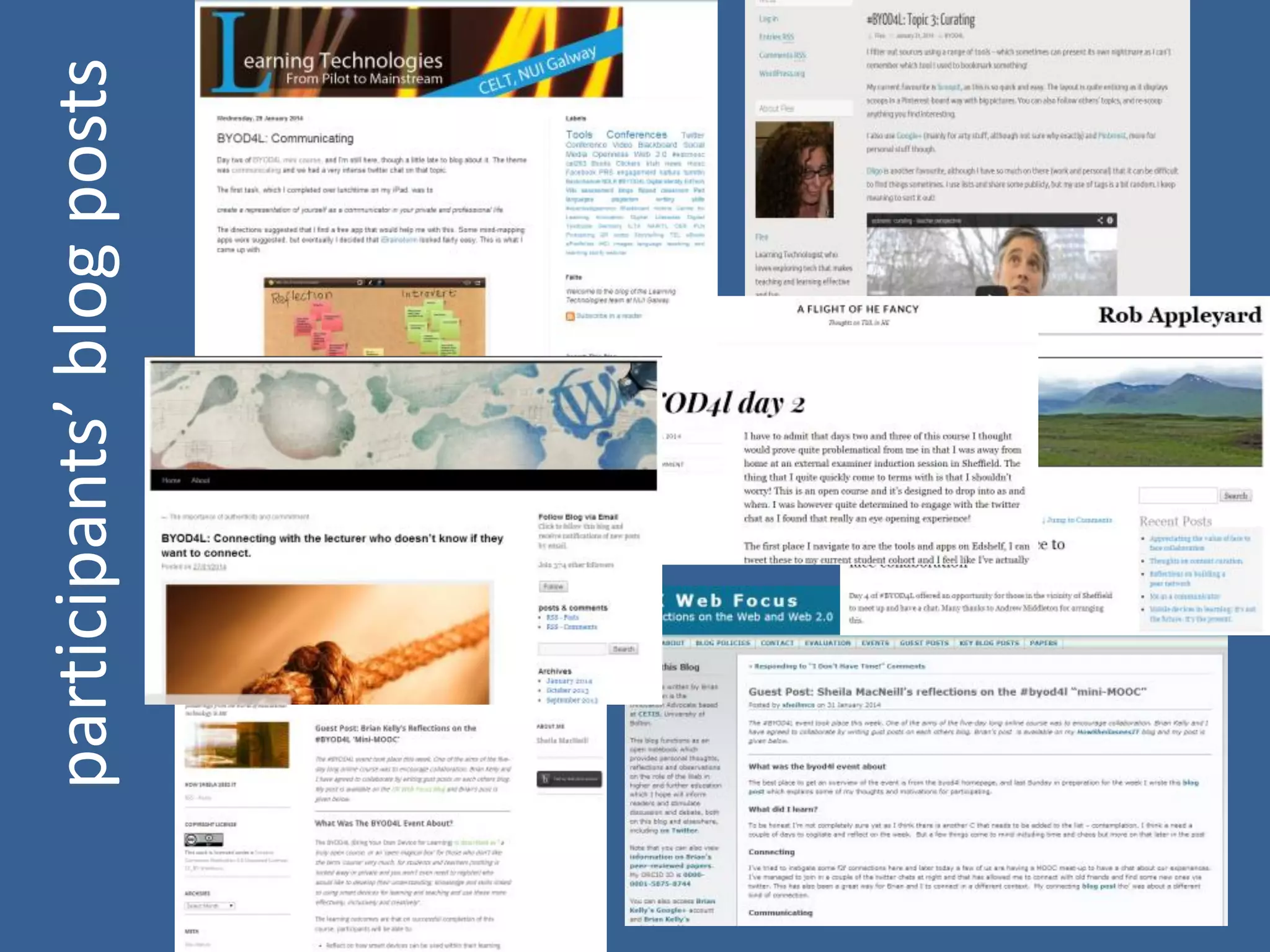 participants’ blog posts

 