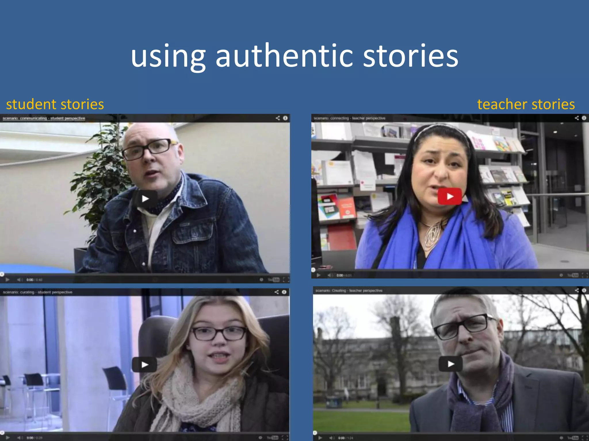 using authentic stories
student stories

teacher stories

 