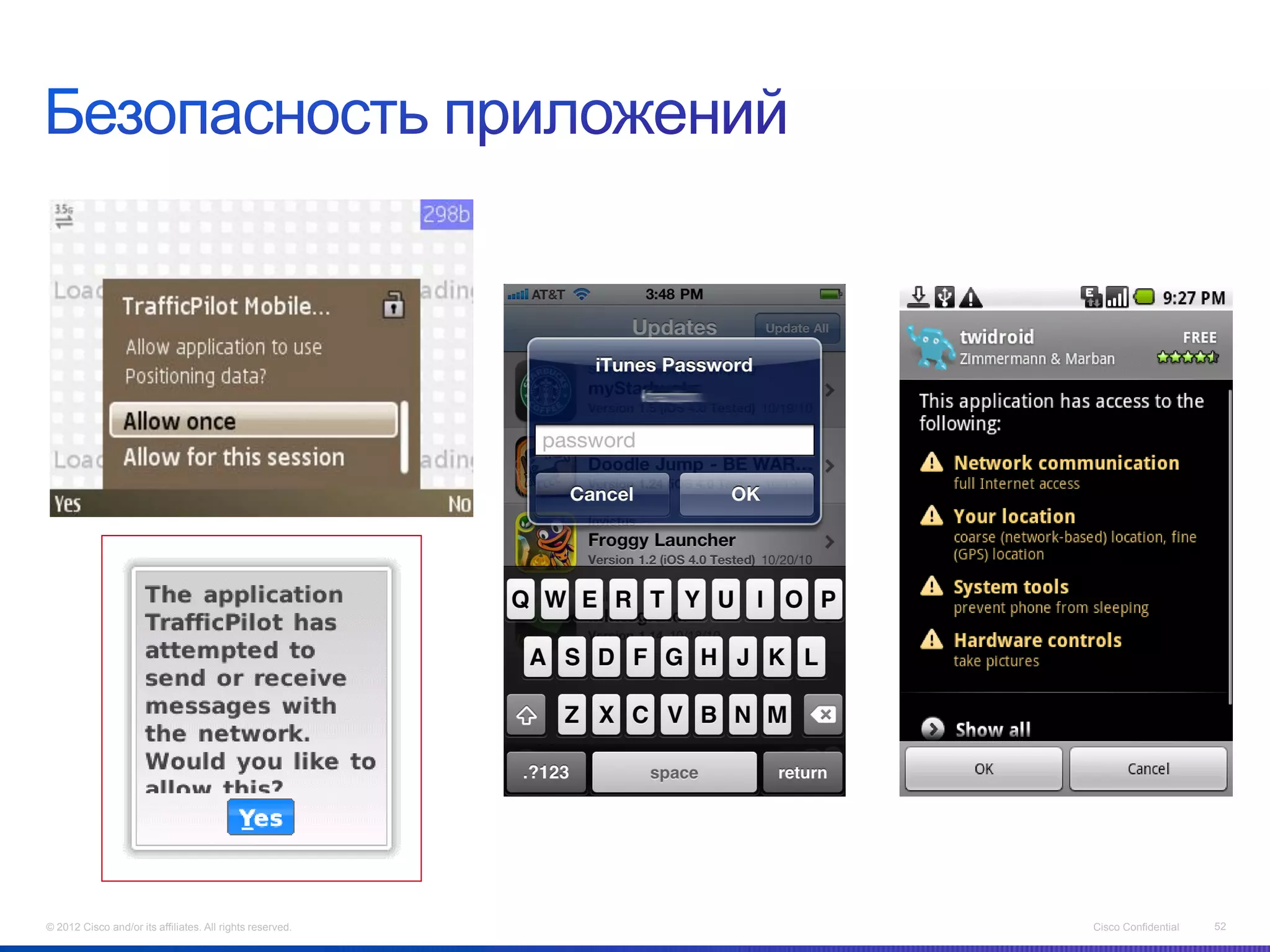 © 2012 Cisco and/or its affiliates. All rights reserved.   Cisco Confidential   52
 