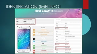 IDENTIFICATION (IMEI.INFO)
 
