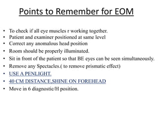 By pd examination of a squint | PPTX