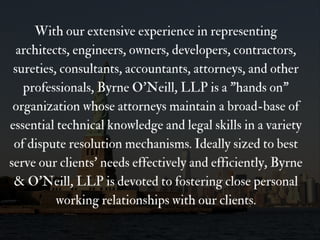 Byrne & O'Neill, LLP