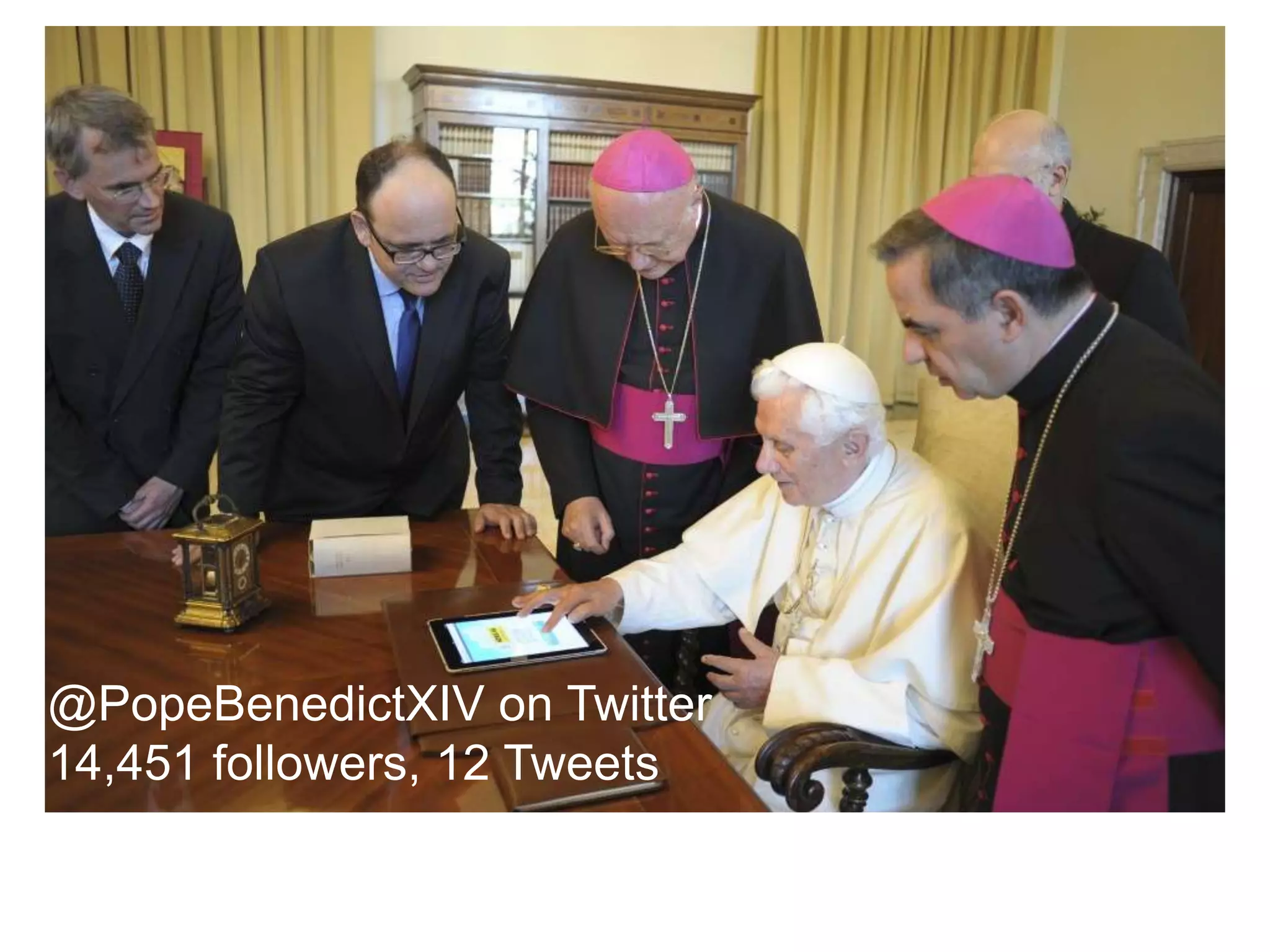 @PopeBenedictXIV on Twitter
14,451 followers, 12 Tweets
 