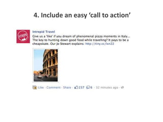 4. Include an easy ‘call to action’
 