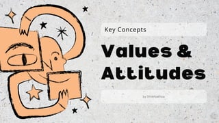 by Shokhjakhon
Values &
Attitudes
Key Concepts
 