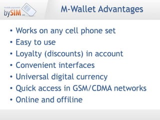 bySIM Mobile Payments