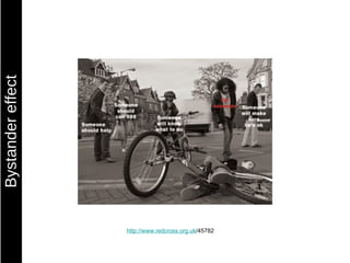 Bystander effect http://www.redcross.org.uk /45782 