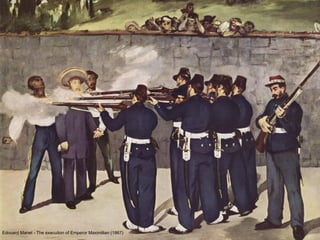 Edouard Manet - The execution of Emperor Maximilian (1867) 