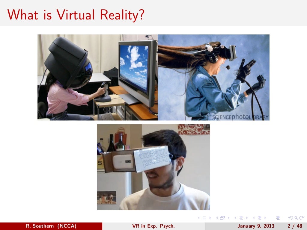 Virtual Reality in Experimental Psychology