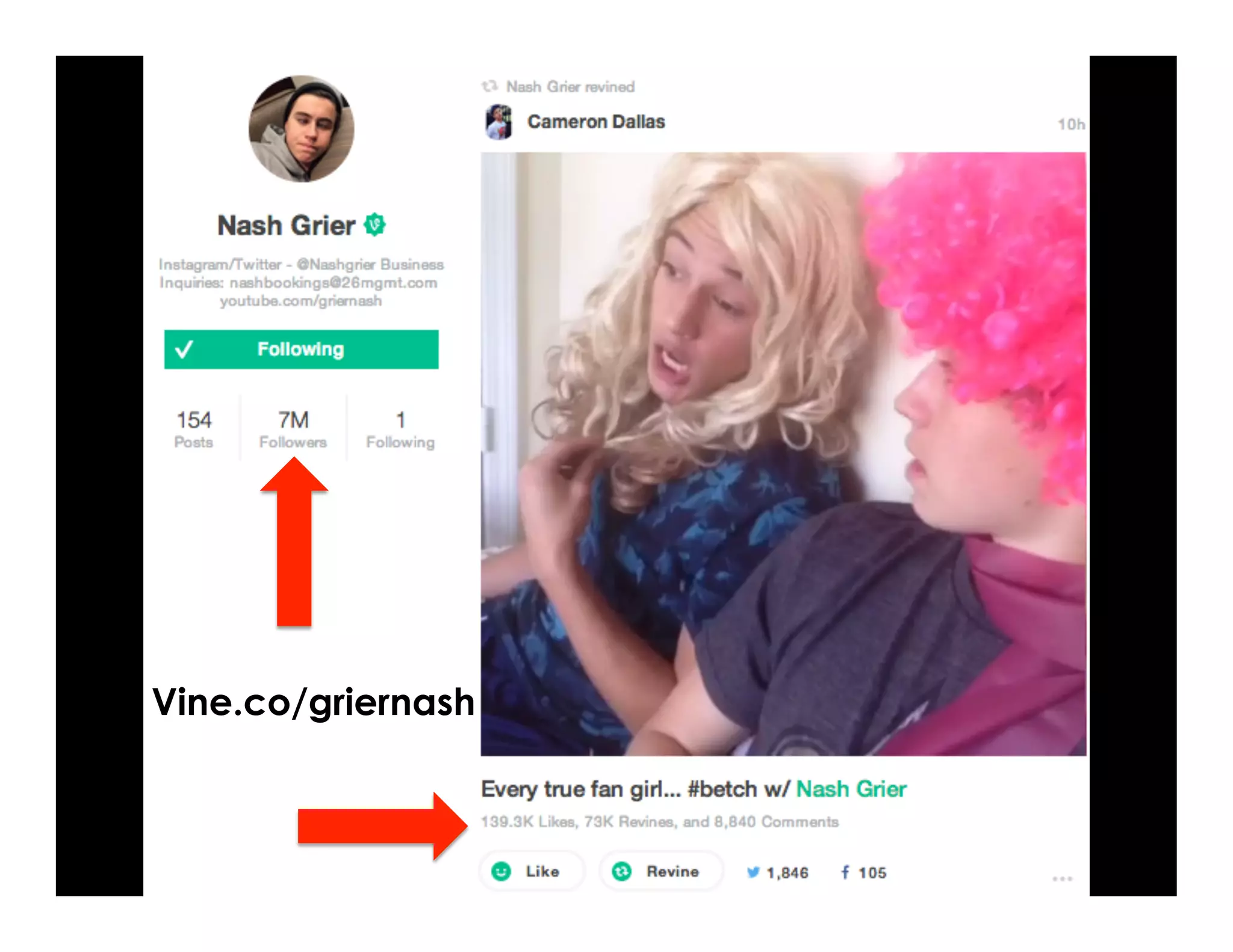 Vine.co/griernash
 