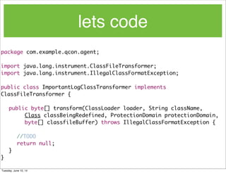 Bytecode manipulation with Javassist and ASM | PPT
