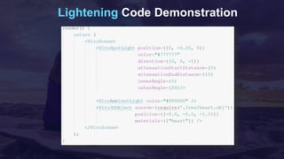 Lightening Code Demonstration
 