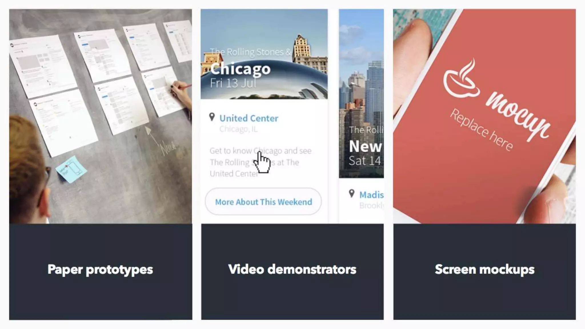 You don't even need engineering knowledge to do this - the first place we start at is paper
prototypes. That’s literally just sketching a product or service interface onto bits of paper and
walking customers through what the proposition might be or how it might work.
At boardroom level, sometimes there isn’t the patience or time to sit in on these sessions so
we’re big advocates of using video to tell the story of a product or service and to demonstrate
the use case for it. We’ve done that with Hilton recently and it’s unlocked major investment for
how we reimagine the future of their guest experience.
If you need something higher fidelity, again, please don’t think you need a team of developers
to do this - just throw some JPG’s onto a mobile or desktop to communicate the proposition to
users and get their feedback.
 