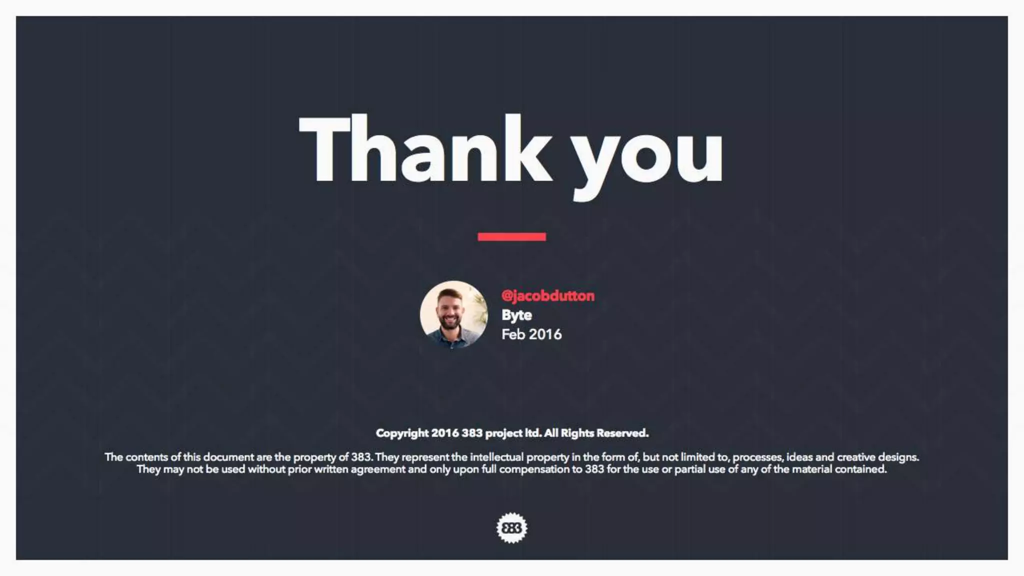 Futureproofing digital business models in Retail - Jacob Dutton, 383 - Byte Breakfast February 2016