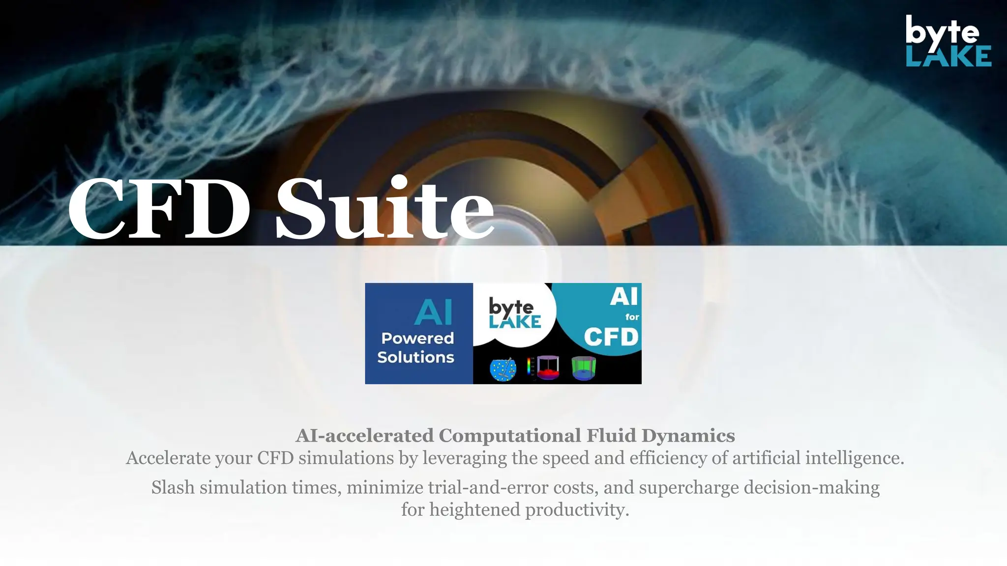 CFD Suite
AI-accelerated Computational Fluid Dynamics
Accelerate your CFD simulations by leveraging the speed and efficiency of artificial intelligence.
Slash simulation times, minimize trial-and-error costs, and supercharge decision-making
for heightened productivity.
 