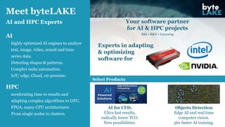 byteLAKE's Alveo FPGA Solutions