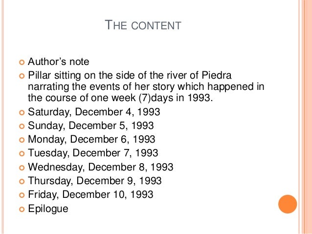  The River Piedra I Sat Down And Wept