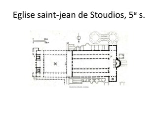 Eglise saint-jean de Stoudios, 5e s. 