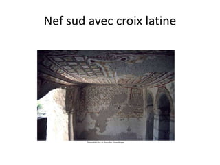 Nef sud avec croix latine