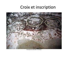 Croix et inscription