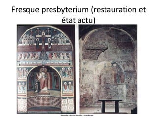 Fresque presbyterium (restauration et état actu)