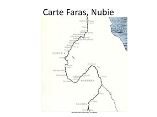 Carte Faras, Nubie