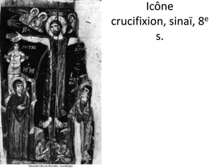 Icône crucifixion, sinaï, 8es.