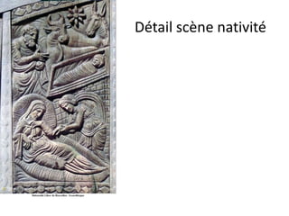 Détail scène nativité