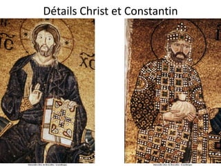 Détails Christ et Constantin