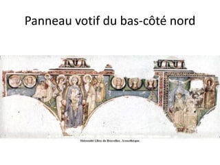 Panneau votif du bas-côté nord