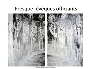 Fresque: évêques officiants