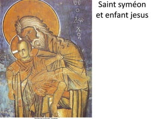 Saint syméon et enfant jesus