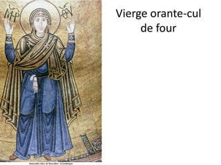 Vierge orante-cul de four