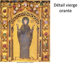 Détail vierge orante