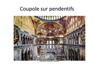 Coupole sur pendentifs