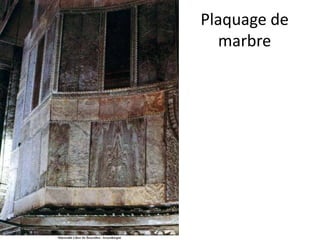 Plaquage de marbre