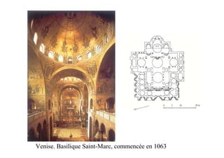 Venise. Basilique Saint-Marc, commencée en 1063
 
