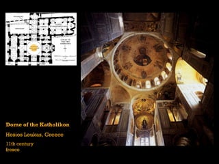 Dome of the Katholikon
Hosios Loukas, Greece
11th century
fresco
 