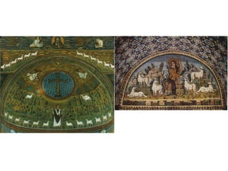 She holds a chalice for the ceremony and is about to go behind the curtain