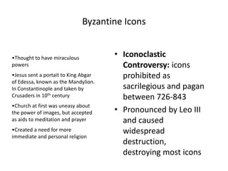 Used as narrative illustrations to instruct the faithful