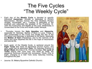 Holy Cycle The Byzantine Catholic Tradition | PPT