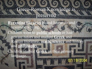 Byzantine empire 2 | PPT