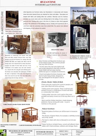 Byzantine furniture | PDF