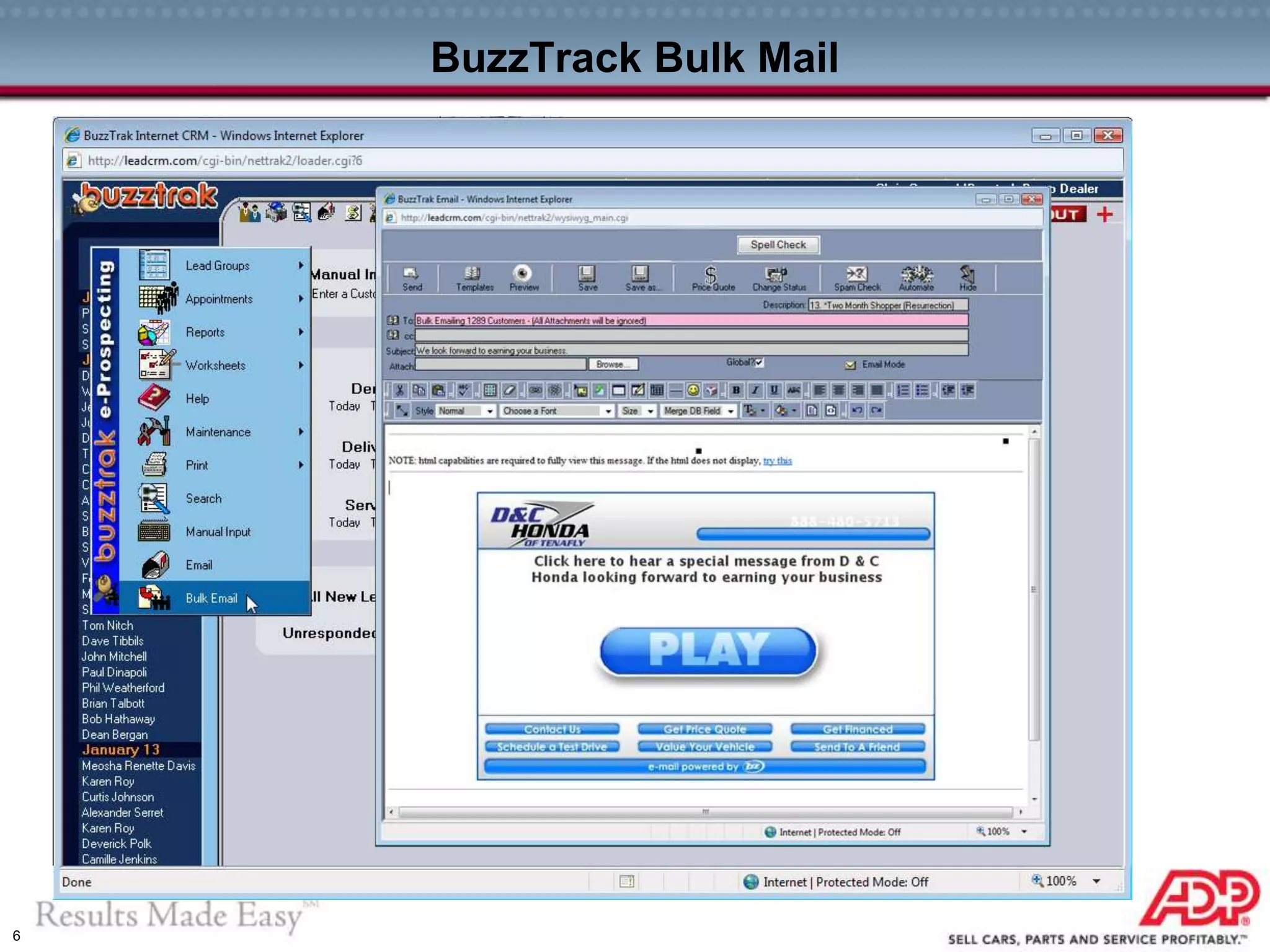 6
BuzzTrack Bulk Mail
 