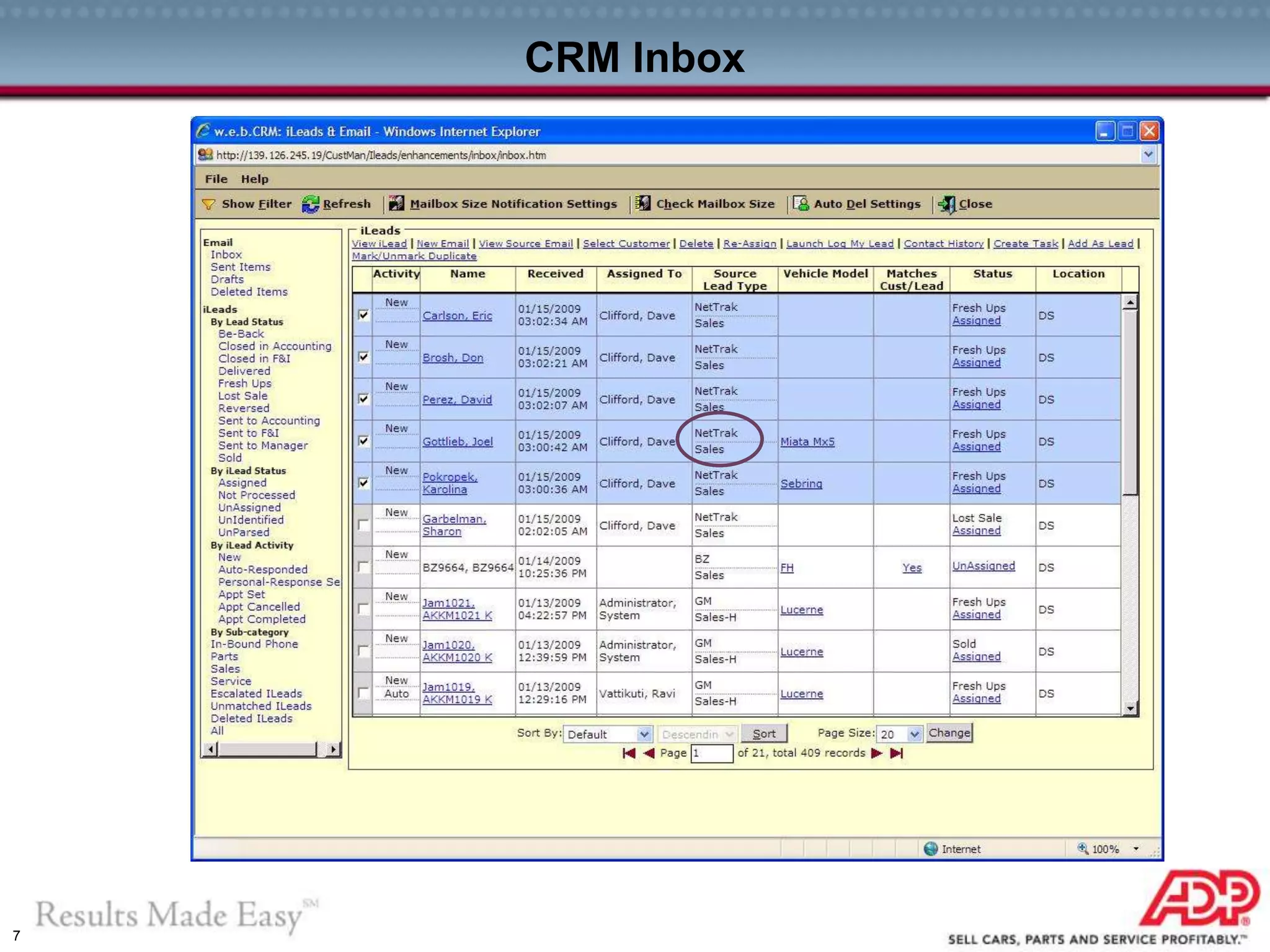 7
CRM Inbox
 