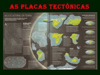 As plAcAs tectônicAsAs plAcAs tectônicAs
 